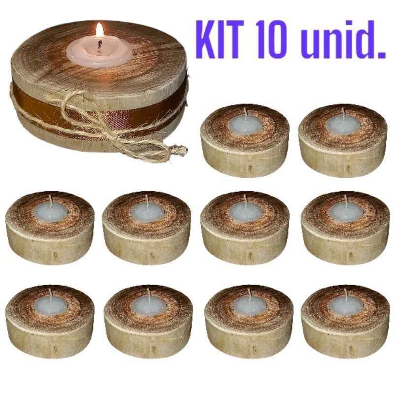 Kit Porta Vela Lembrancinha de Batismo Porta Vela Natal Lembrança de Batizado Noivado Casamento