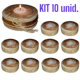 Kit Porta Vela Lembrancinha de Batismo Porta Vela Natal Lembrança de Batizado Noivado Casamento