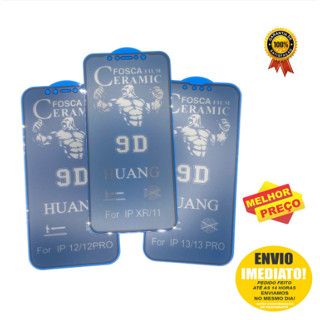 Película Cerâmica Hidrogel Fosca Privacidade Matte Anti-Spy Flexível iPhone 6 7 8 SE X XS XR 11 12 Plus Pro Max 25IP - PL25