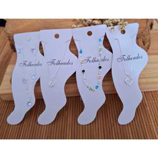 Tornozeleira Folheada a Prata em Oferta na Shopee