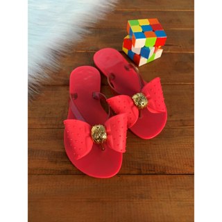Rasteirinha Infantil Laço Delicado Chinelo Para Menina Promoção