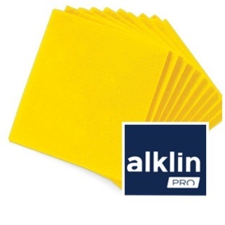 10 un Pano de Pia Alklin 36cm x 40cm Multiuso Amarelo em Oferta na Shopee