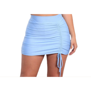 SAÍA FRENTE E COSTAS COM SHORTS POR BAIXO DE PUXAR