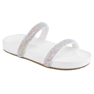 papete  sandália feminina strass grosso numeração grande especial 41/42/43/44 em Oferta na Shopee