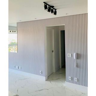 10 METROS Papel de Parede Adesivo Ripado Cinza Claro Clean Lavável Decoração em Oferta na Shopee