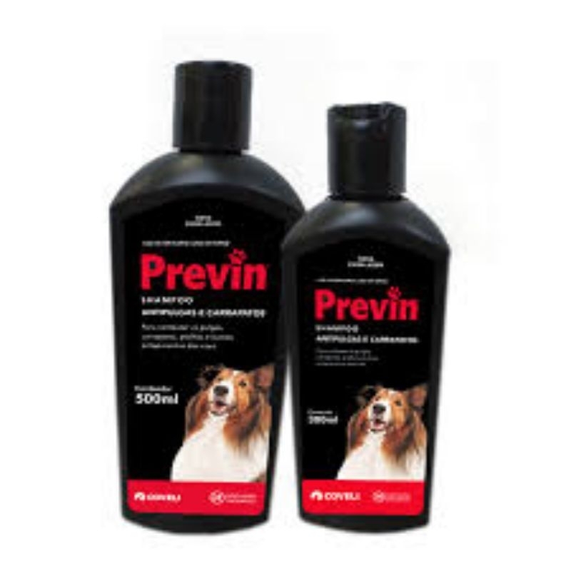 Previn Shampoo Combate a pulgas, carrapatos e outros ectoparasitas (piretróide);