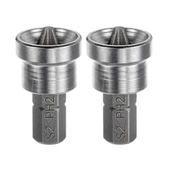 Bits Phillips Drywall PH2 25 - 50 mm 2 Peças Encaixe Universal