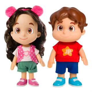 Kit Maria Clara e JP 16cm Articulada Boneca Infantil