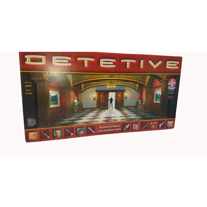 Jogo Detetive Da Estrela Anos 90 Completo Colecionador Usado Tabuleiro Em estado de Novo
