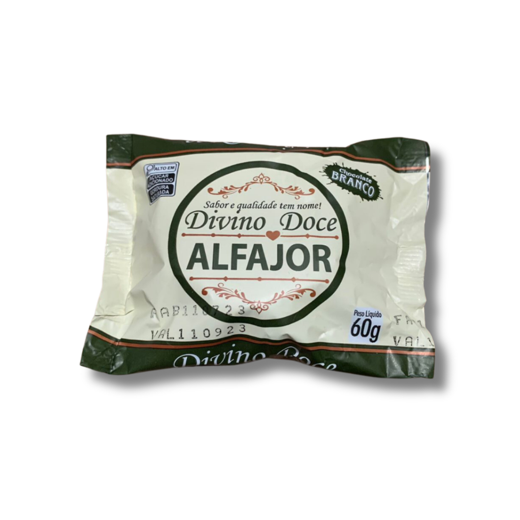 Display com 16 Alfajor Com Recheio de Doce de Leite 60gr Cobertura Chocolate Exclusivo Divino Doce