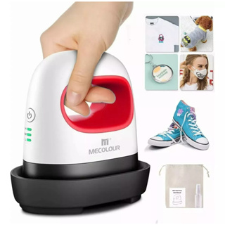 Mini Prensa Térmica Portátil Sublimação Transfer 110v/220V Vermelho Mecolour em Oferta na Shopee