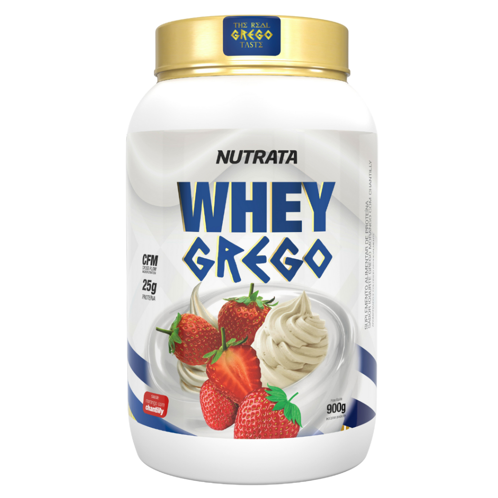 Whey Grego - Pote com 900g - Nutrata