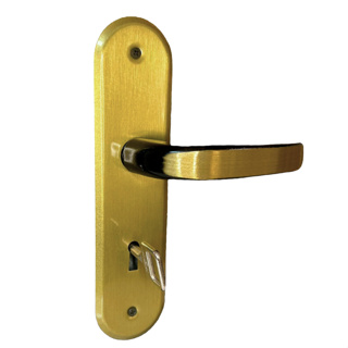 Fechadura de Porta Interna Quarto Stilo Bronze Dourada MGM 2 Chaves 474 em Oferta na Shopee