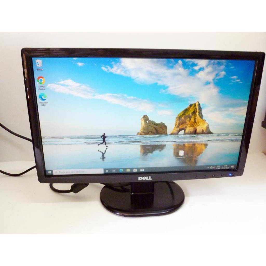 monitor para computador pc dell 18,5 pol bastante conservado ótimo estado