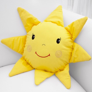 Almofada Decorativa Enfeite Infantil 100% Algodão - Sol em Oferta na Shopee