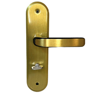 Fechadura de Porta WC Banheiro Lavabo Stilo Bronze Dourada MGM Chave Fixa 480 em Oferta na Shopee