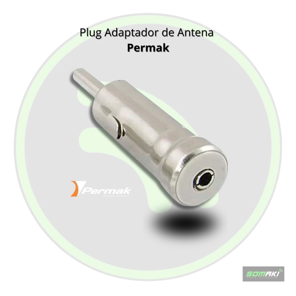 Plug Pino Adaptador de Antena de Rádio Iso Permak