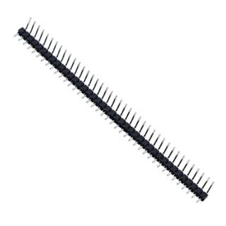 Barra de Pinos Macho - 1x40 - 2,54mm - 90 Graus