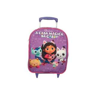 Mochila Maternal Escolinha Meninas Creche Rodinhas A Casa Magica Da Gabby P em Oferta na Shopee