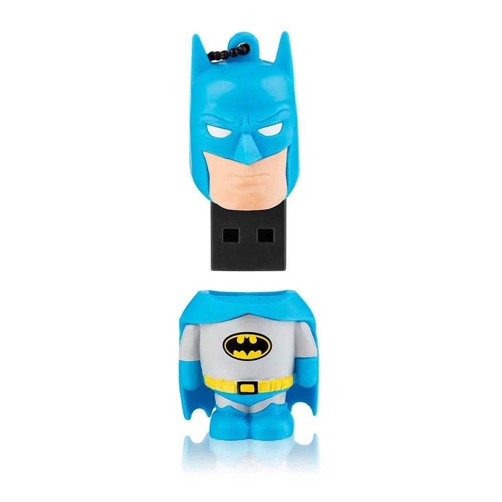 Pen Drive Dc Batman Clássico 8GB USB Leitura 10MB/s e Gravação 3MB/s Multilaser - PD093