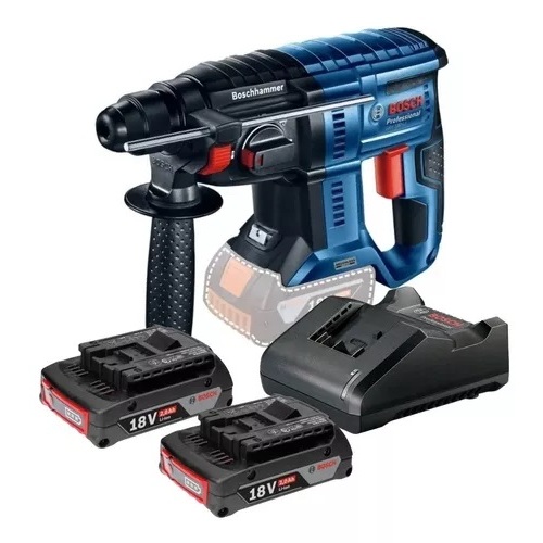 Martelete Bosch 2 Baterias 18v Gbh 180-li + Carregador Bivolt em Oferta na Shopee