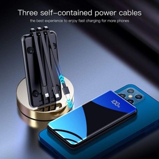 Carregador Portátil por Indução 10,000 mAh Powerbank com 4 Cabos WUP-377