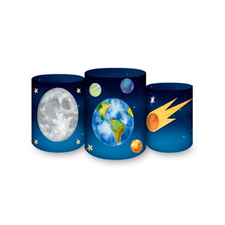 Kit 3 Capas de Cilindro Sublimados Temas Meninos