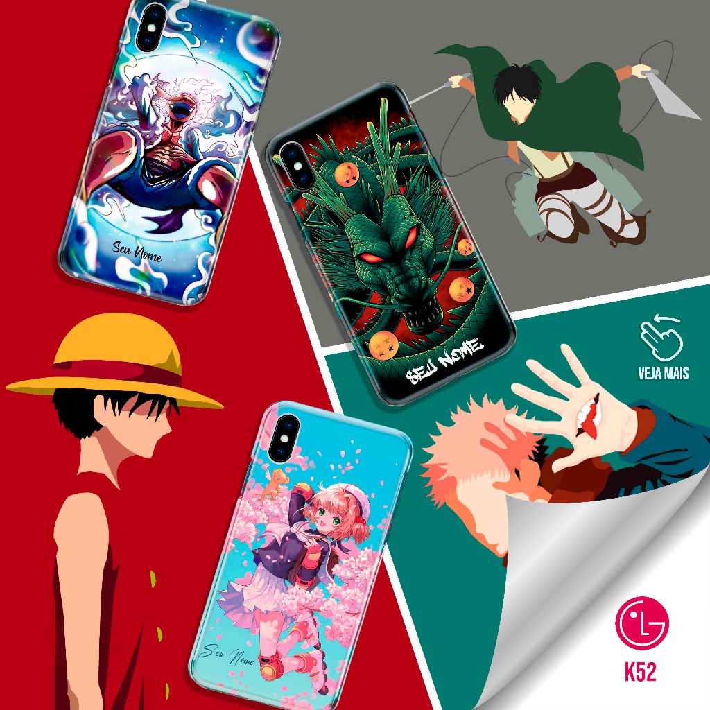 Capa Capinha  - LG K52 - Animes