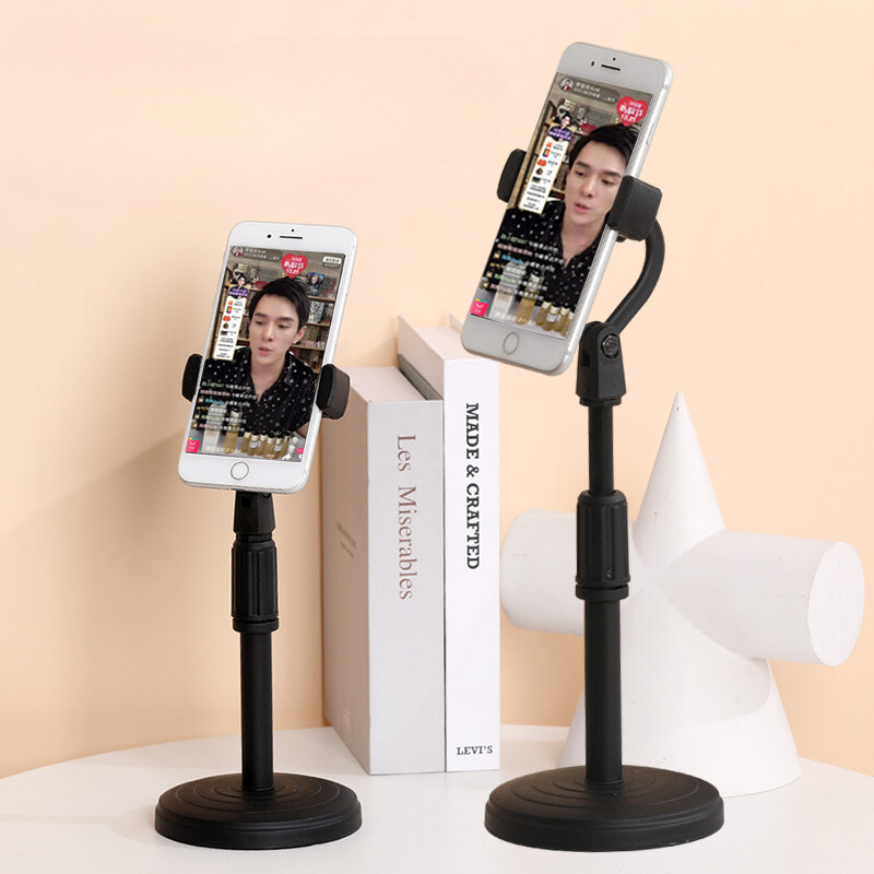 Suporte Tripé 360°  Ideal Para Gravação de Vídeos Para Mesa Com  Mini Pedestal Ajustável