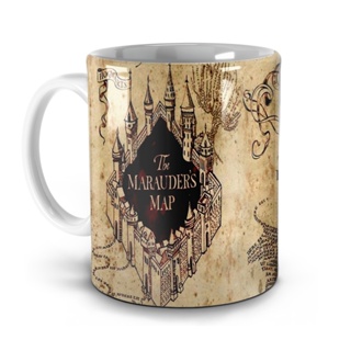 Caneca branca / Termossensível - Harry Potter - Mapa Maroto em Oferta na Shopee