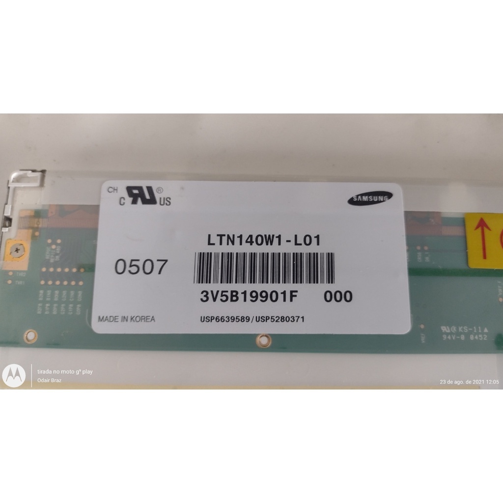 Tela Lcd 14 Polegadas Ltn140w1-l01 Para Notebook