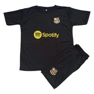 Conjunto Esportivo Infantil Camisa e Bermuda Escudo Bordado
