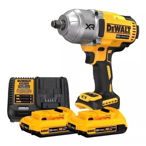 Chave De Impacto Dewalt 1/2 Dcf900 2 Baterias 20v Brushless em Oferta na Shopee