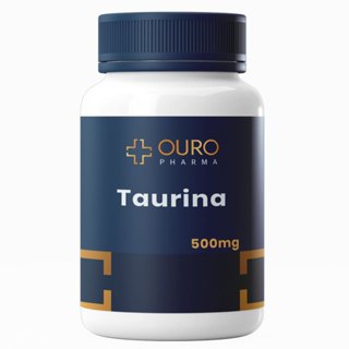 Taurina 500mg 60 ou 120 cápsulas