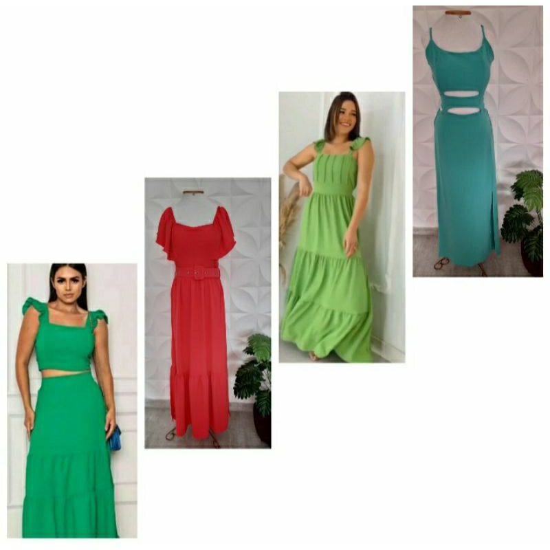 Vestido Longo Feminino Conjunto Feminino Vestido Feminino Conjunto Cropped E Saia Longa Look Final De Ano Vestido Festa Vestido Formatura Vestido Madrinha