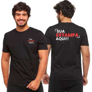 Camiseta malha fria PV otima qualidade com a logo de sua empresa personalizada durabilidade alta pronta entrega