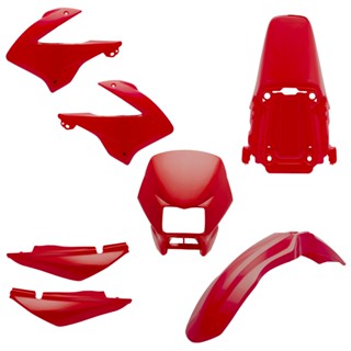 Kit da Carenagem com 5 Peças Cromo Forte Compatível Com Moto NXR Bros 150 2003 2004 2005 2006 2007 2008