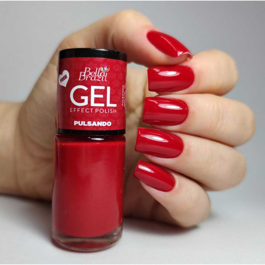 Kit 3 esmaltes Efeito Gel Bella Brazil 9ml — imagem 2 de 2