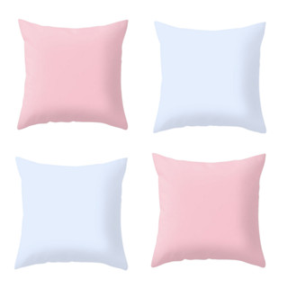 Kit 4 Capas de Almofadas Lisas Com Zíper Decoração Casa Luxo em Oferta na Shopee