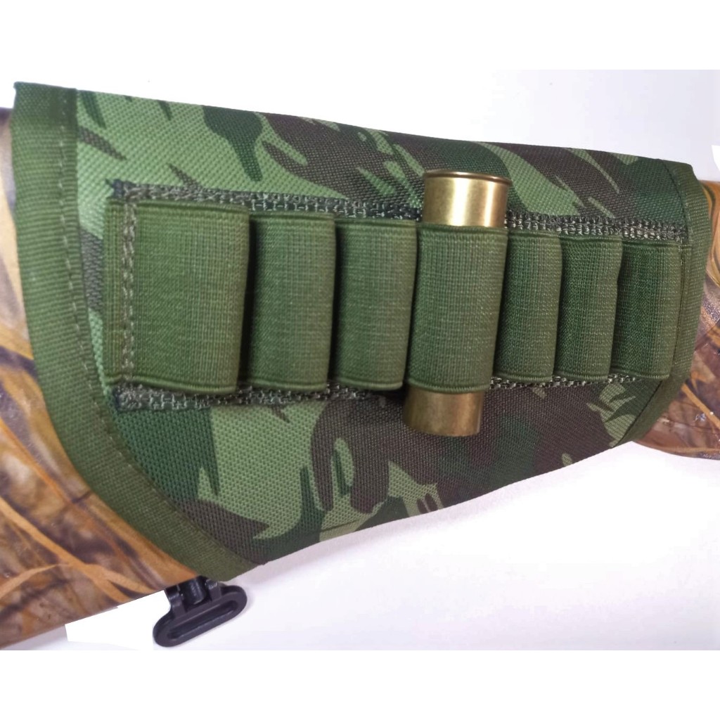 Cartucheira de Coronha Camuflada Quentuchos - Cal 16