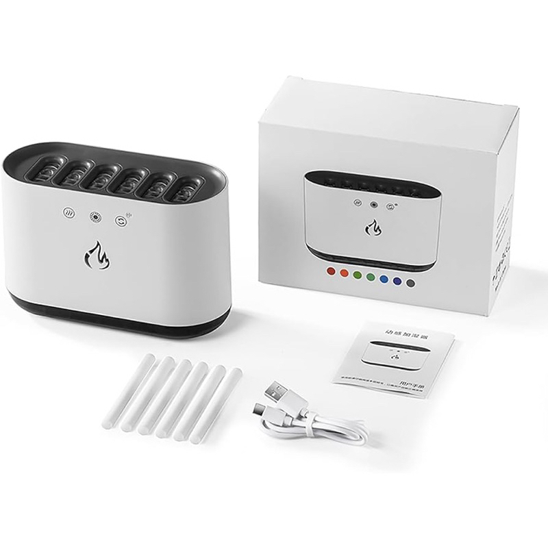 Umidificador ultrassônico de névoa, umidificador de ar, presente, 6 modos, difusor de óleo essencial ajustável para quarto, escritório