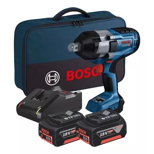 Chave De Impacto + 2 Bateria 4ah 34 Gds 18v-1050h Bosch Bolsa em Oferta na Shopee