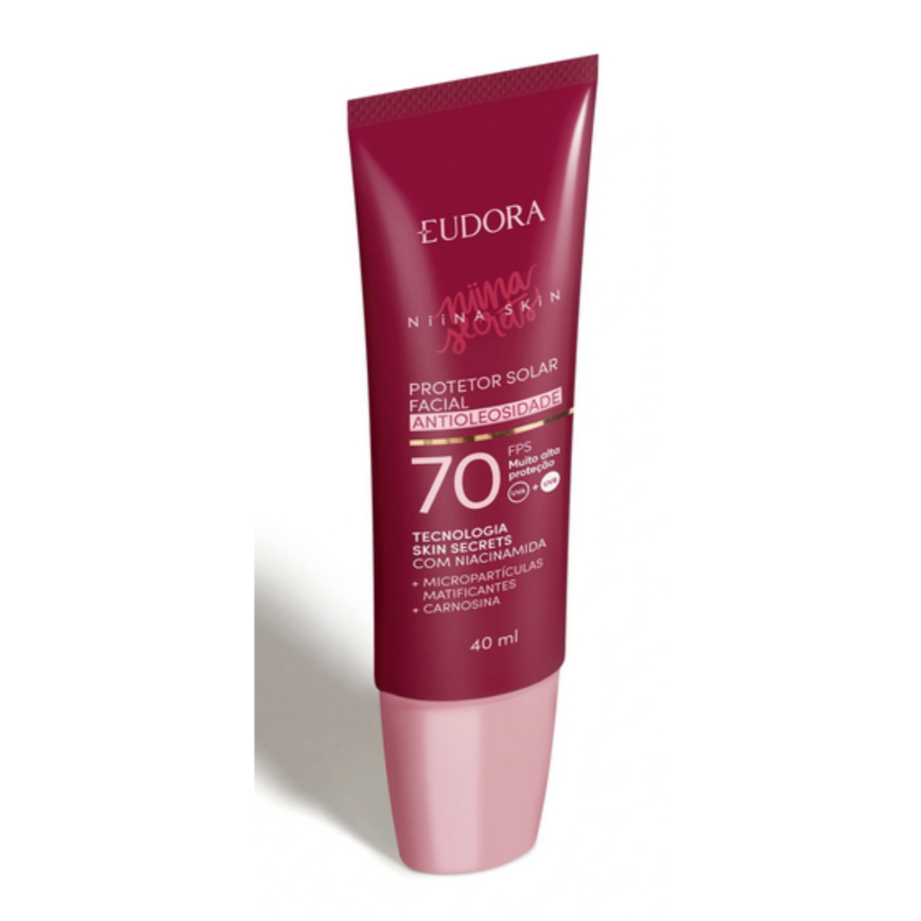 Eudora Niina Secrets Protetor Solar Antioleosidade FPS 70 40ml