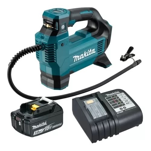 Compressor De Ar Dmp181z 18v Makita Com Bateria E Carregador em Oferta na Shopee