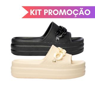 Kit 2 Pares Plataforma Nuvem Feminina Super Leve e Confortável