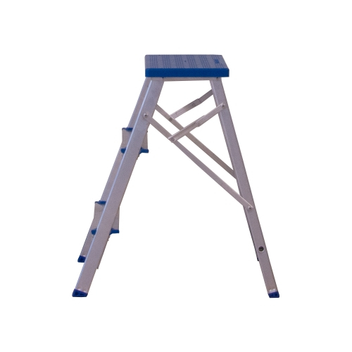 Banqueta Escada Escadinha 3 Degraus Resistente Aluminio Dobravel