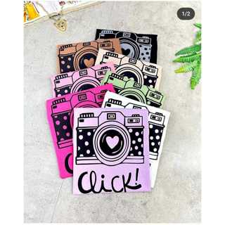 Camiseta T-shirt Feminina Estampada CAMERA CLICK