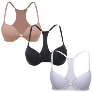Kit 3 Sutiãs Modelo Nadador Sutian Soutien Básico Confortável Uso Diário Lingerie Feminina