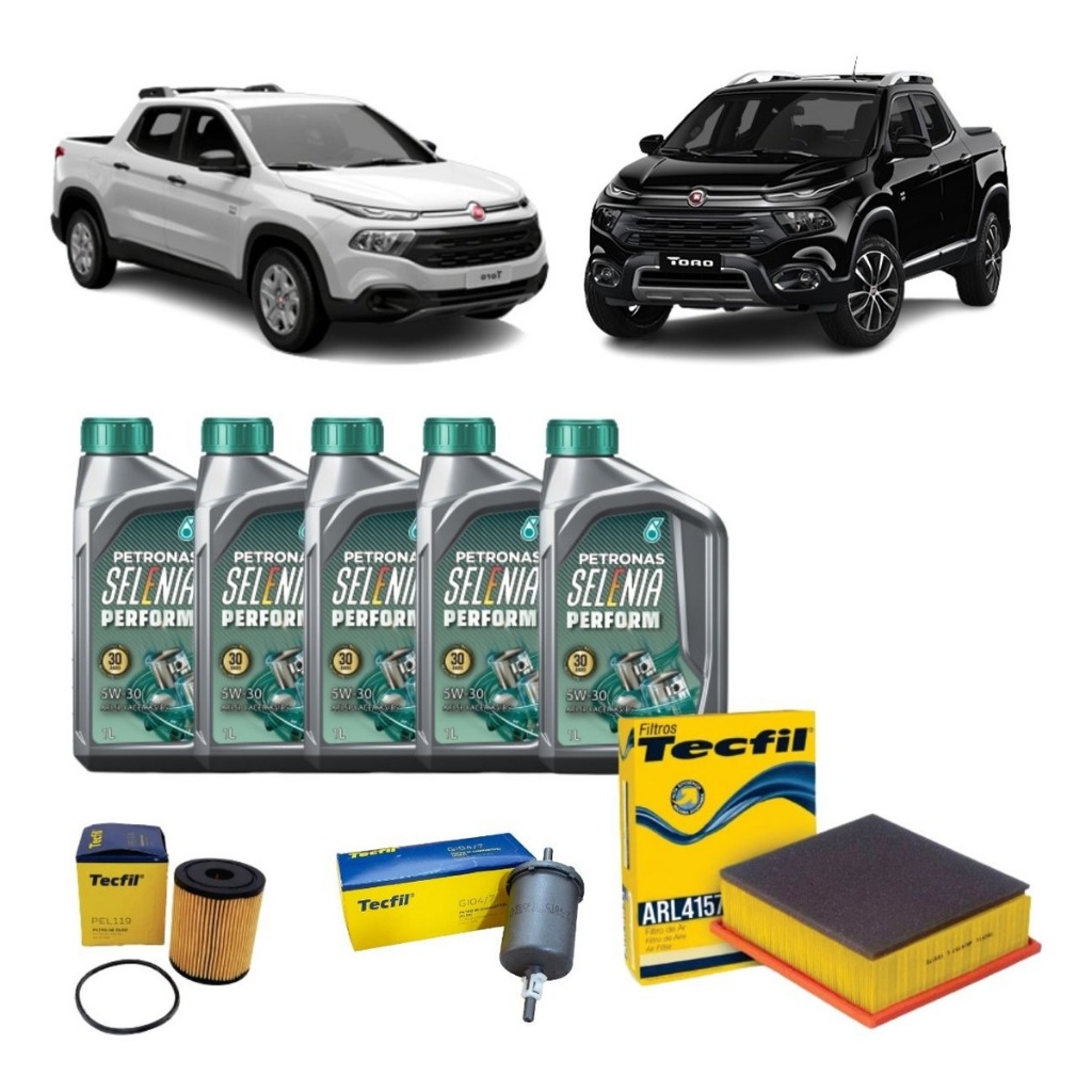 Kit Troca De Oleo Jeep Renegade Fiat Toro 1.8 Flex 5w30 Selenia Petronas Sintetico revisão original em Oferta na Shopee
