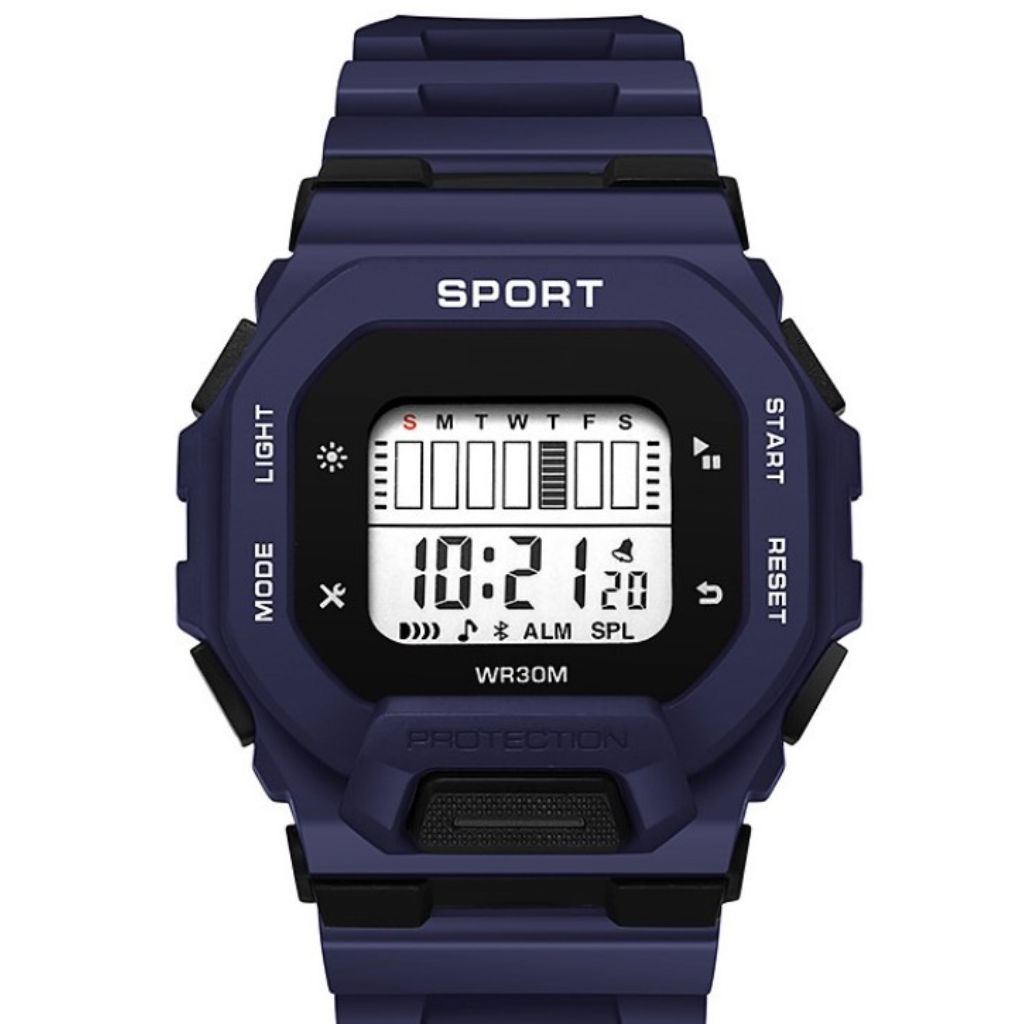 Relógio Masculino Novo Estilo  LED Eletrônico Ar Livre Esportes Pequeno Quadrado 655 em Oferta na Shopee